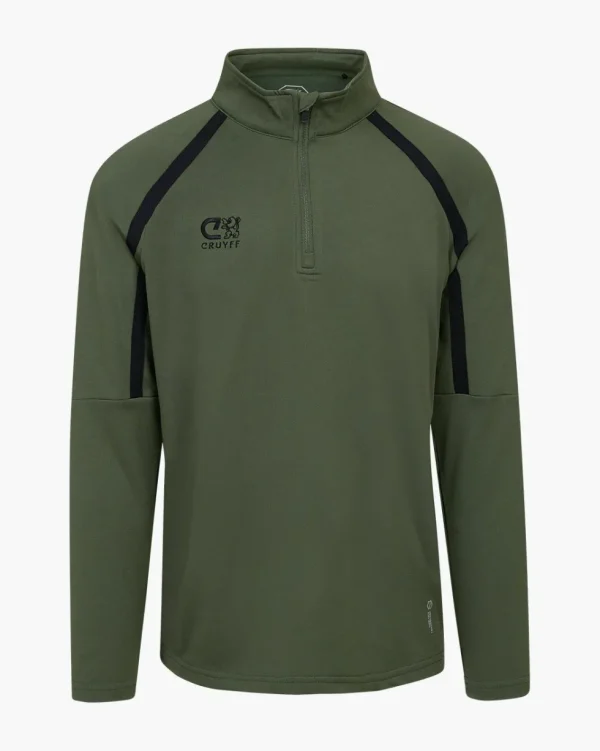 Cruyff Tech Turn Half Zip Senior Hot