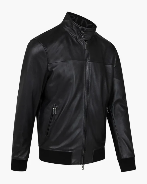 Cruyff Dante Leather Harrington Jacket Sale