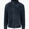 Cruyff Dante Suede Harrington Jacket Clearance