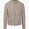 Cruyff Esteban Suede Biker Jacket Sale