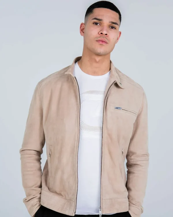 Cruyff Esteban Suede Biker Jacket Sale