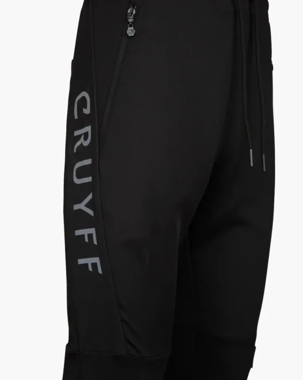 Cruyff Lusso Scuba Pants - Black - 95% Polyester / 5% Ela Clearance