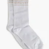 Cruyff White/Gold Stripe Sock Best